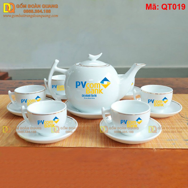 Ấm chén in logo quà tặng ưu điểm