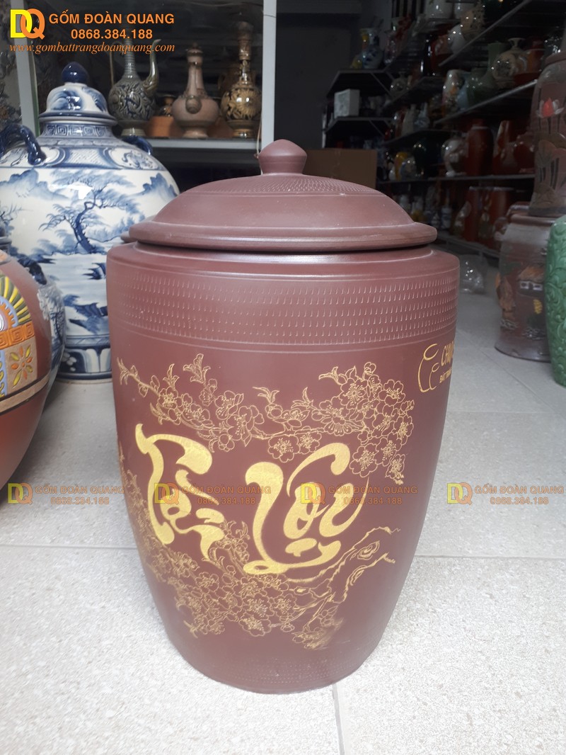 Hũ đựng gạo - Chum đựng gạo tài lộc