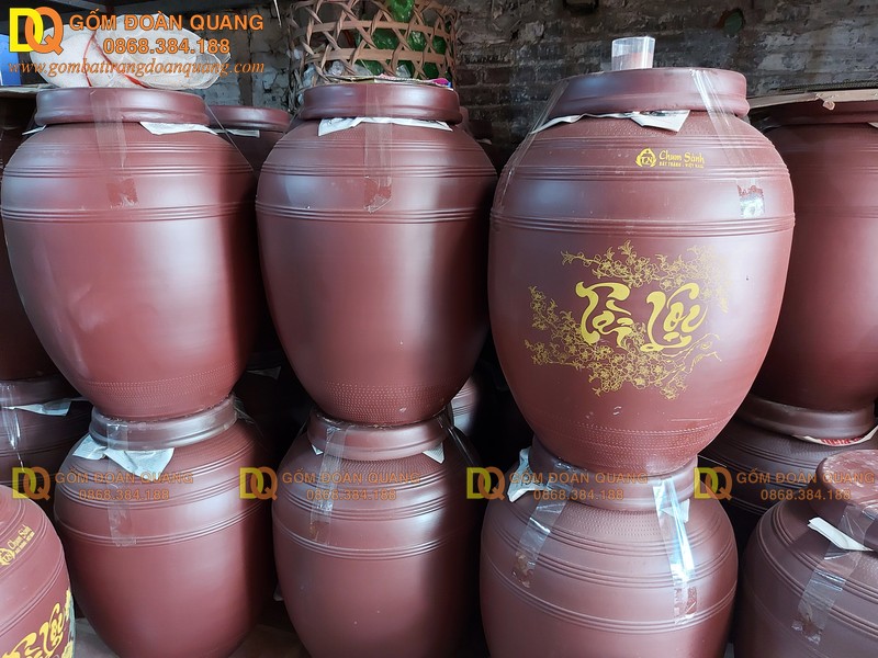Chum sành ngâm rượu không men Bát Tràng