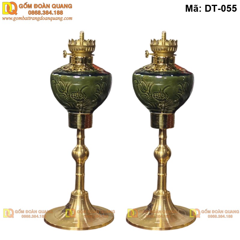 Đèn thờ DT-055 chuẩn đồ gốm Bát Tràng cao cấp Đèn thờ DT-055 chuẩn đồ gốm Bát Tràng cao cấp