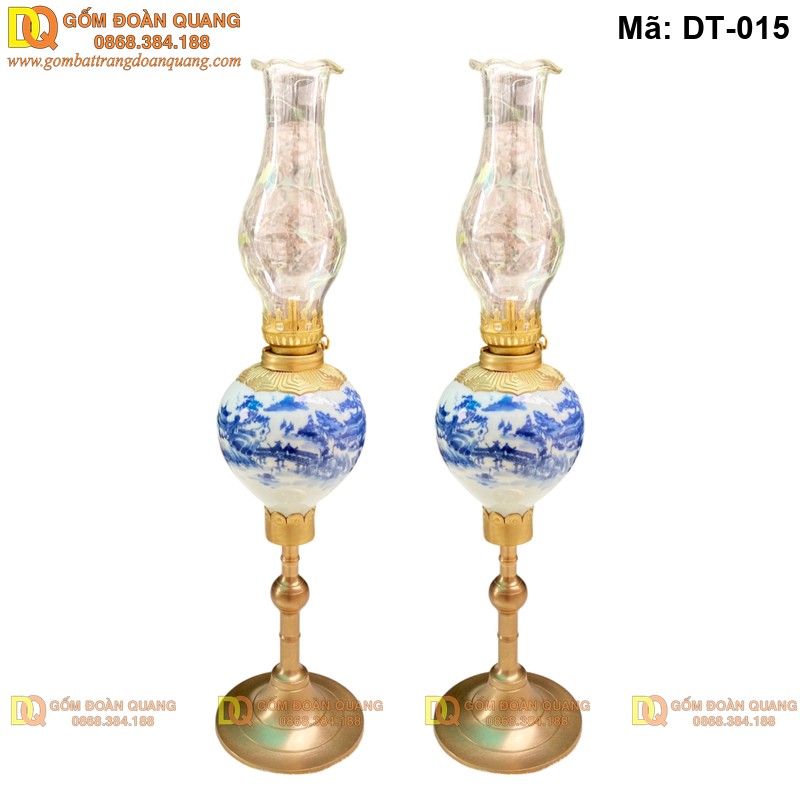 Đèn dầu Bát Tràng đẹp giá rẻ mã DT-015 - Ảnh 4 Đèn dầu Bát Tràng đẹp giá rẻ mã DT-015 - Ảnh 4