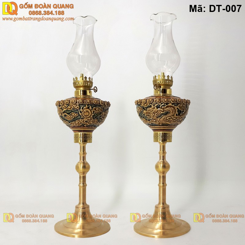 Đèn dầu thờ cúng Bát Tràng - ánh sáng linh thiêng