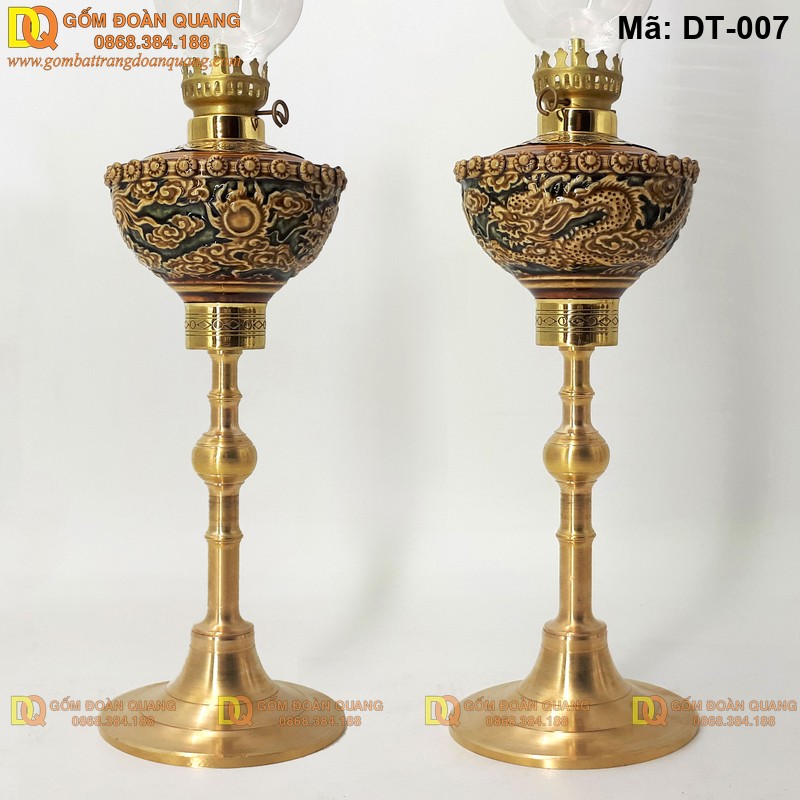 Đèn dầu thờ cúng – Các loại đèn dầu mã DT-007