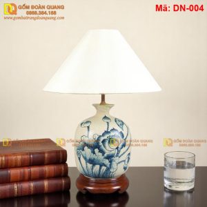 Đèn gốm để bàn phòng ngủ cao cấp mã DN-004