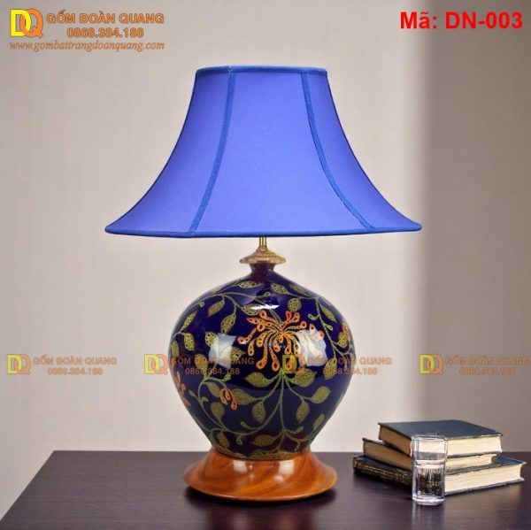 Đèn ngủ gốm sứ Bát Tràng mã DN-003