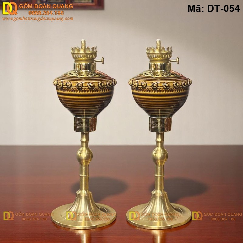 Đèn thờ trang trí bàn thờ thần tài ông địa mã DT-054