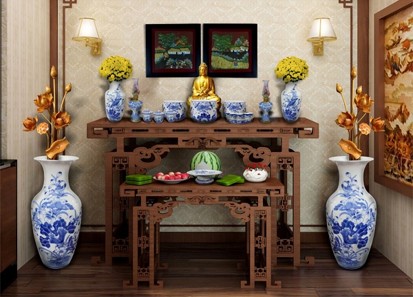 đồ thờ cúng gốm sứ bát tràng