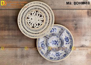 Khay đựng mứt tết 6 chi tiết mã BDHM-18