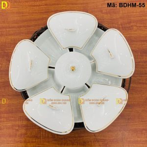 Khay đựng mứt tết sang trọng cao cấp mã BDHM-55