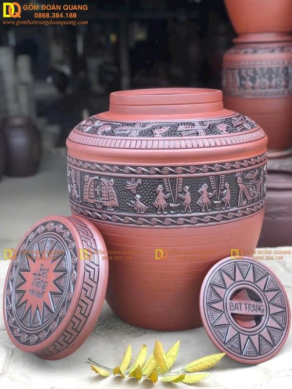 Mua chum sành ngâm rượu giá rẻ chất lượng tại Gốm Đoàn Quang