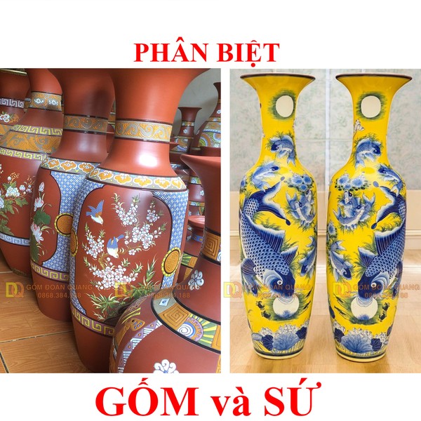 Phân biệt gốm và sứ