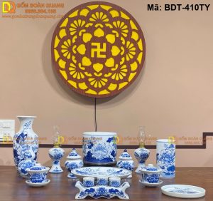 Bảng giá đồ thờ gốm Bát Tràng mới mã BDT-410TY