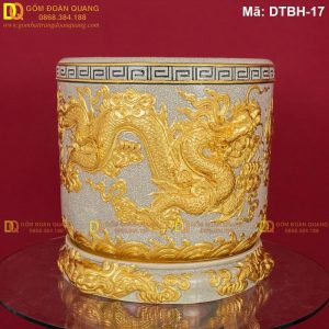 Bát hương dát vàng sang trọng mã DTBH-17