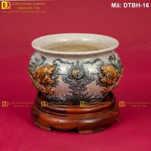 Bát nhang cao cấp sứ Bát Tràng mã DTBH-16