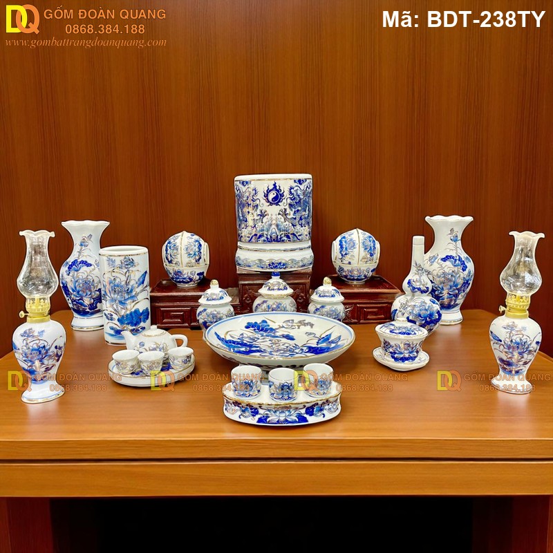 Bộ đồ cúng bàn thờ đầy đủ ý nghĩa mã BDT-238TY