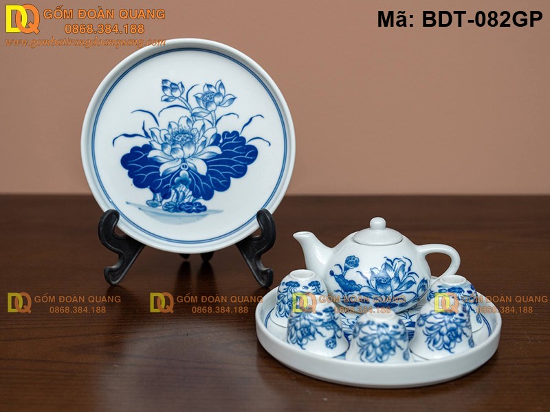 Bộ đồ thờ Bát Tràng chính hãng mã BDT-082GP - Ảnh 2