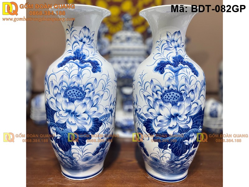 Bộ đồ thờ Bát Tràng chính hãng mã BDT-082GP - Ảnh 3