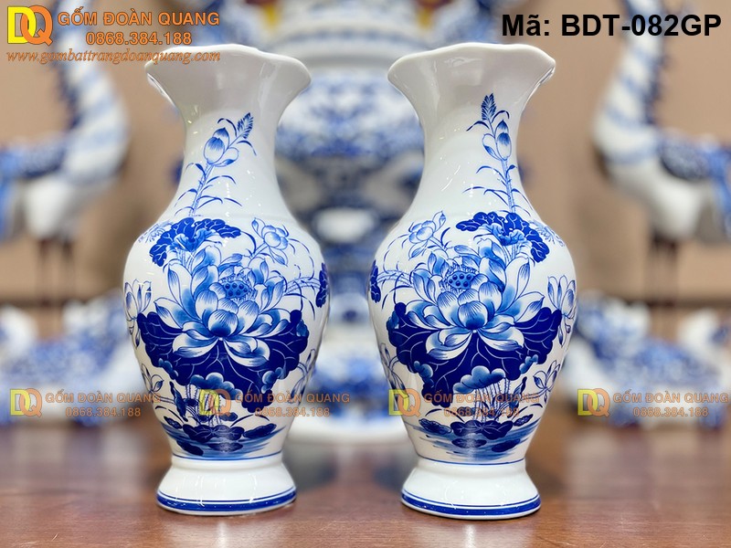 Bộ đồ thờ Bát Tràng chính hãng mã BDT-082GP - Ảnh 4