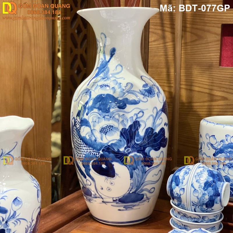 Bộ đồ thờ đầy đủ trọn bộ đẹp mã BDT-077GP - Ảnh 10