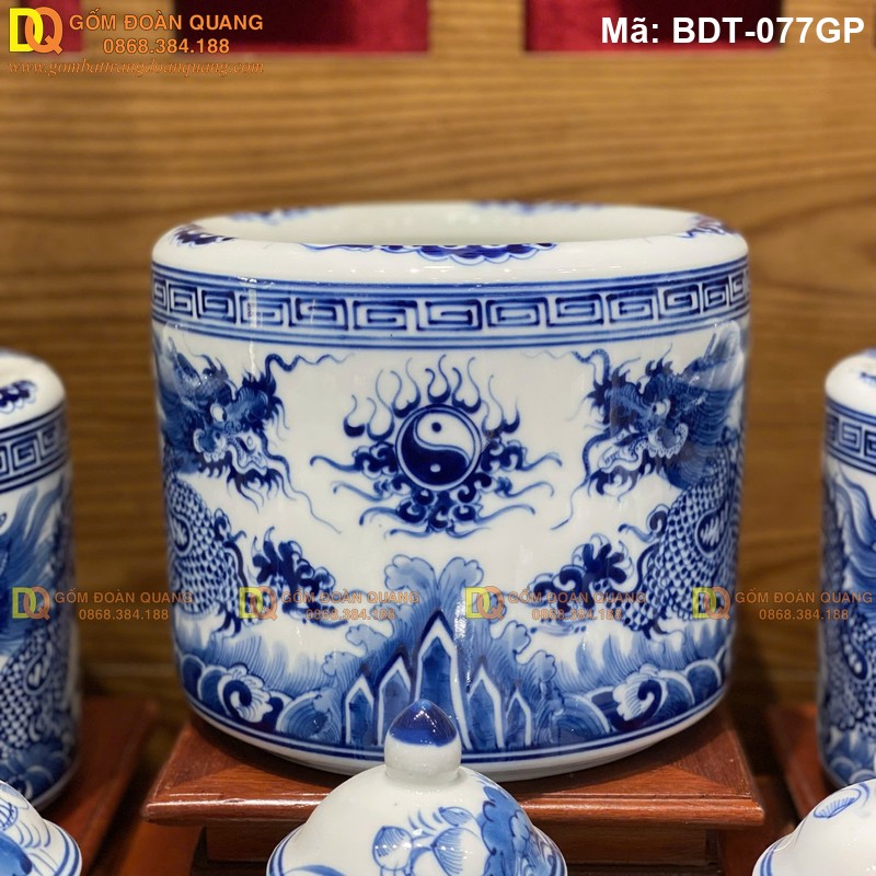 Bộ đồ thờ đầy đủ trọn bộ đẹp mã BDT-077GP - Ảnh 4