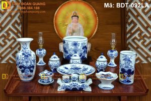 Bộ đồ thờ đẹp chuẩn tâm linh mã BDT-092LA