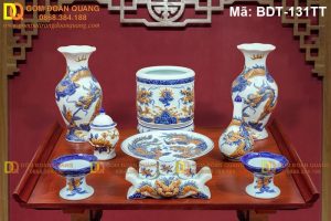 Bộ đồ thờ đẹp, sang trọng tinh tế mã BDT-131TT