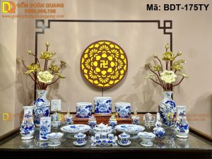 Bộ đồ thờ gia tiên đầy đủ trọn bộ mã BDT-175TY