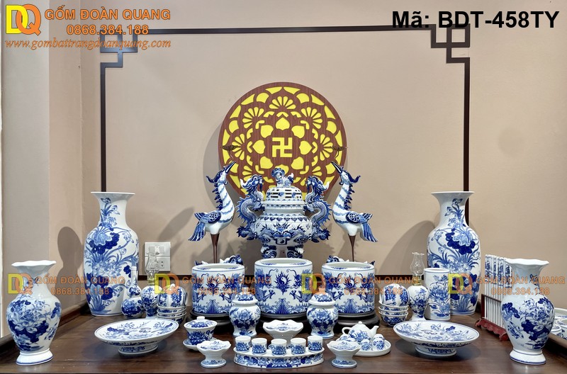 Bộ thờ gia tiên đầy đủ chuẩn nhất mã BDT-458TY