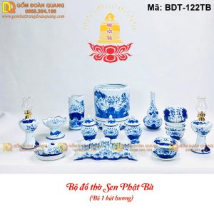 Đồ bàn thờ phong phú, giá hợp lý mã BDT-122TB