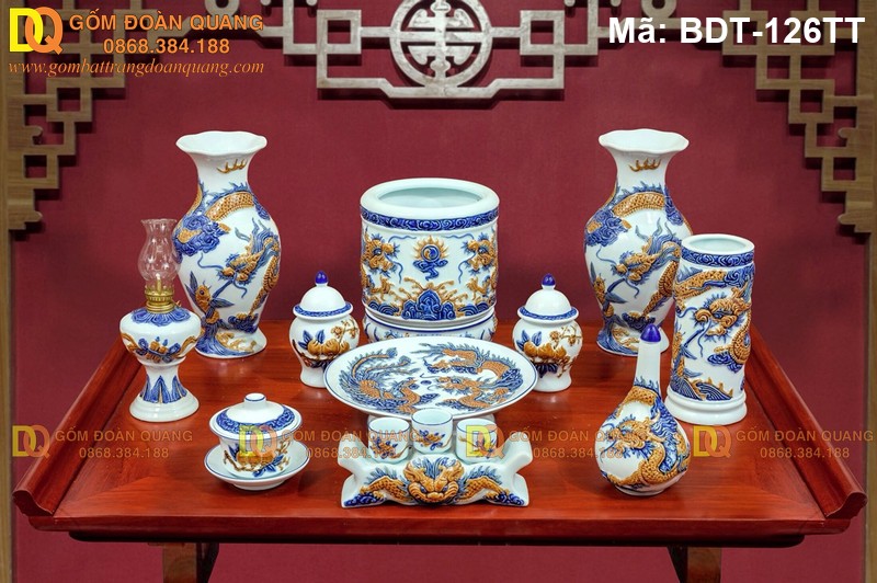 Đồ thờ cúng gia tiên tinh tế mã BDT-126Đồ thờ cúng gia tiên tinh tế mã BDT-126TT
