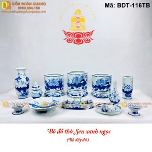 Đồ thờ sứ Bát Tràng chuẩn phong thủy mã BDT-116TB