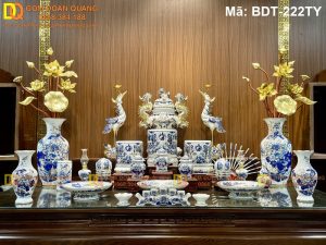 Giá đồ thờ Bát Tràng cập nhật mới nhất mã BDT-222TY
