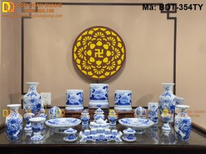 Mua đồ thờ cúng bằng sứ uy tín mã BDT-354TY