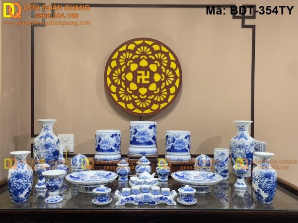 Mua đồ thờ cúng bằng sứ uy tín mã BDT-354TY