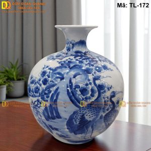 Bình gốm Bát Tràng hút tài lộc giá rẻ mã TL-172