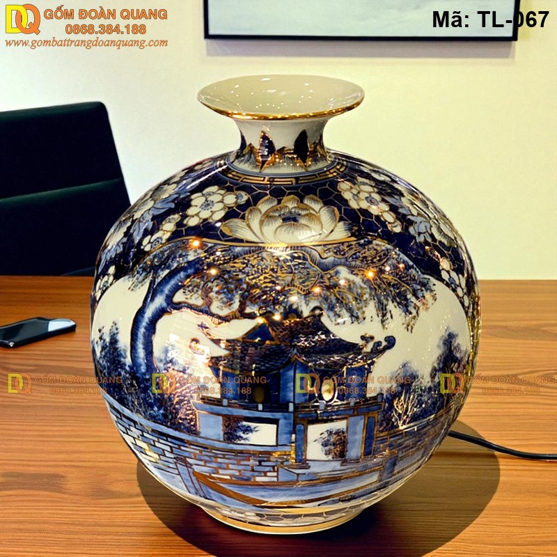 Bình gốm Bát Tràng hút tài lộc mã TL-067 – Ảnh 3