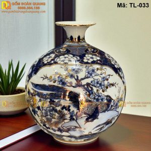 Bình hút lộc gốm sứ Bát Tràng mã TL-033