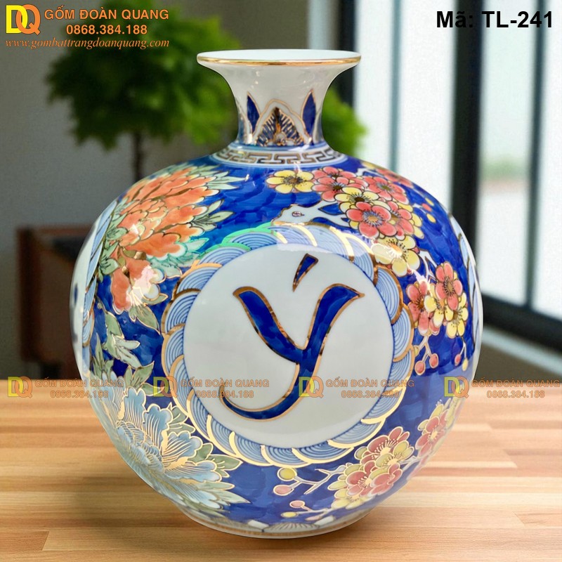 Bình hút lộc mạ vàng giá rẻ Vạn Sự Như Ý cao 28cm mã TL-241 – Ảnh 4