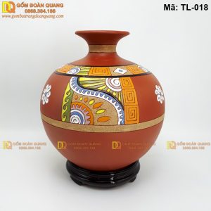 Bình hút tài lộc gốm Bát Tràng giá rẻ mã TL-018