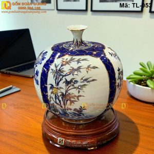 Bình hút tài lộc tứ cảnh Tùng Cúc Trúc Mai mã TL-053