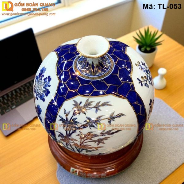 Bình hút tài lộc tứ cảnh Tùng Cúc Trúc Mai mã TL-053 - Ảnh 2