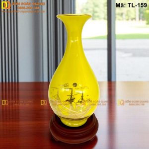 Bình tài lộc dáng Tỳ Bà màu Vàng mã TL-159