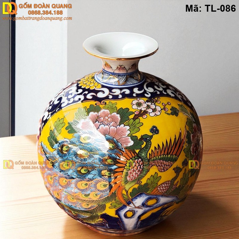 Bình tài lộc đẹp cảnh Thuận Buồm Xuôi Gió mã TL-086 – Ảnh 3