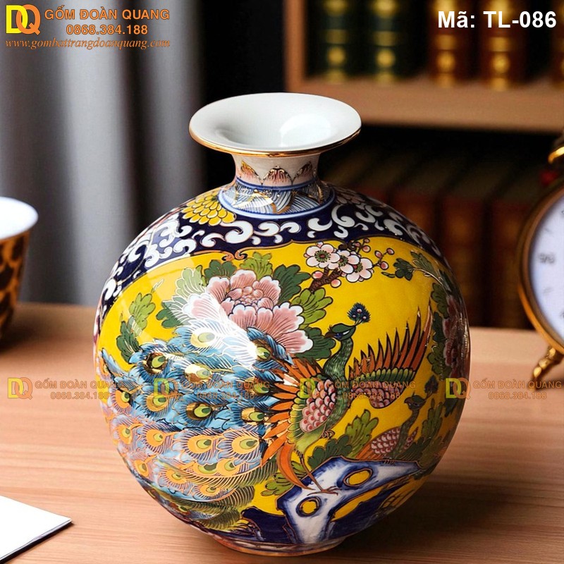 Bình tài lộc đẹp cảnh Thuận Buồm Xuôi Gió mã TL-086 – Ảnh 4