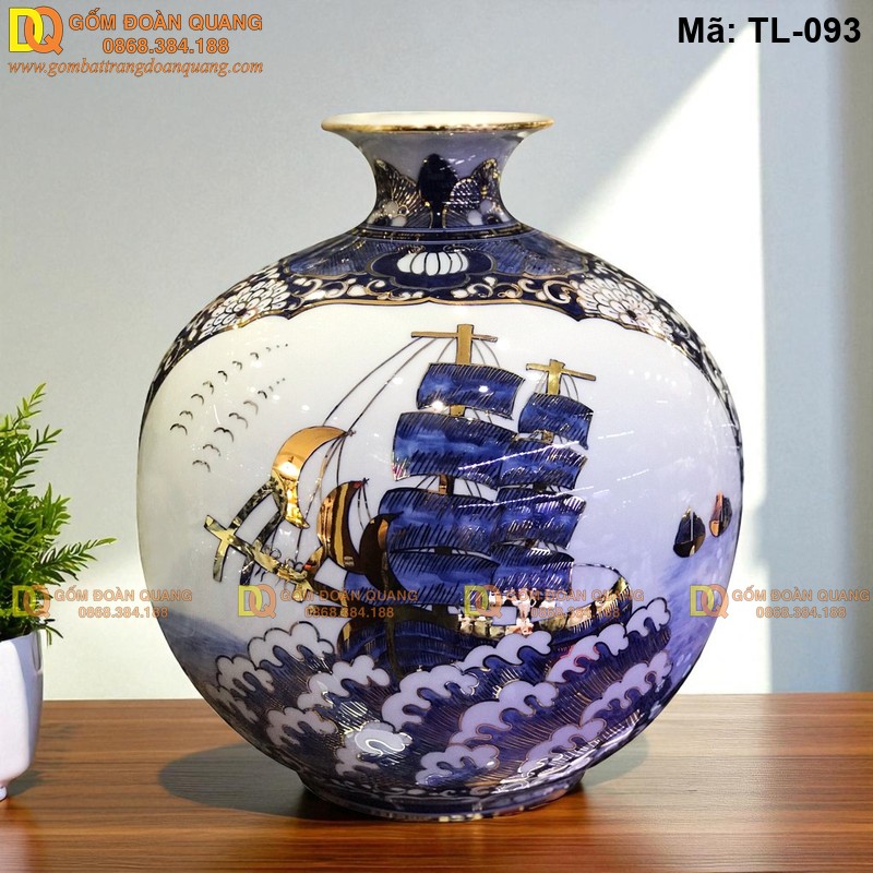 Bình tài lộc giá rẻ cảnh Thuận Buồm mã TL-093