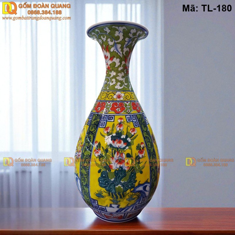 Bình tài lộc phong thủy tứ cảnh dáng Tỳ Bà mã TL-180 – Ảnh 2