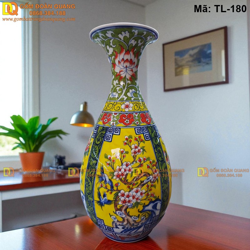 Bình tài lộc phong thủy tứ cảnh dáng Tỳ Bà mã TL-180 – Ảnh 3