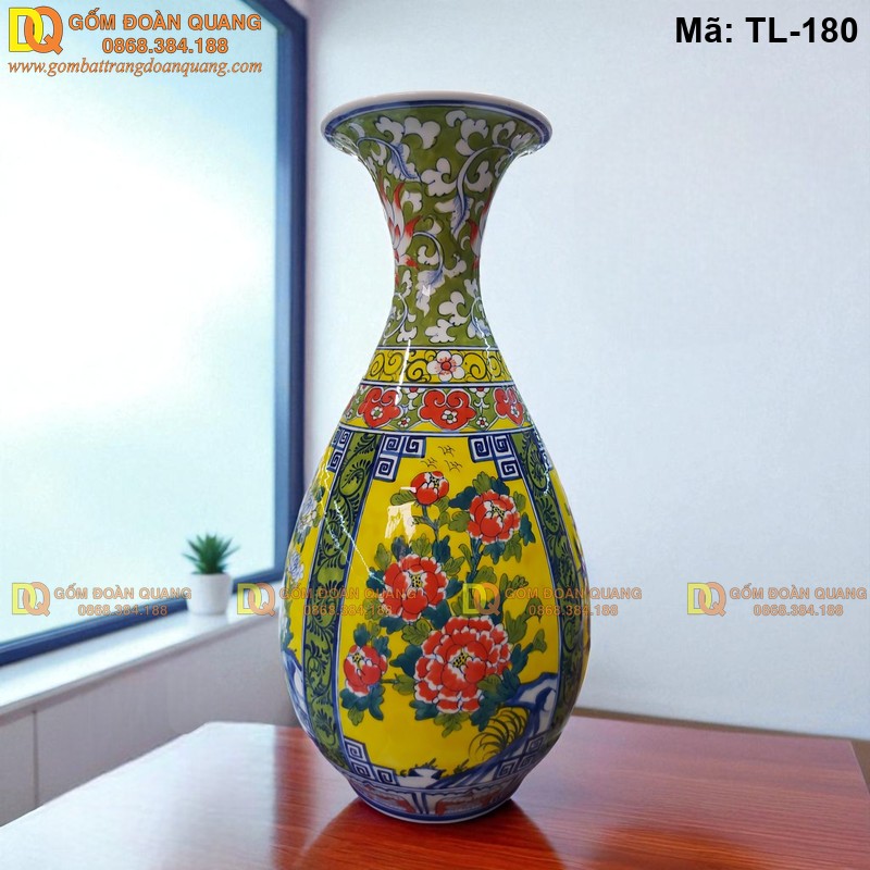 Bình tài lộc phong thủy tứ cảnh dáng Tỳ Bà mã TL-180 – Ảnh 4