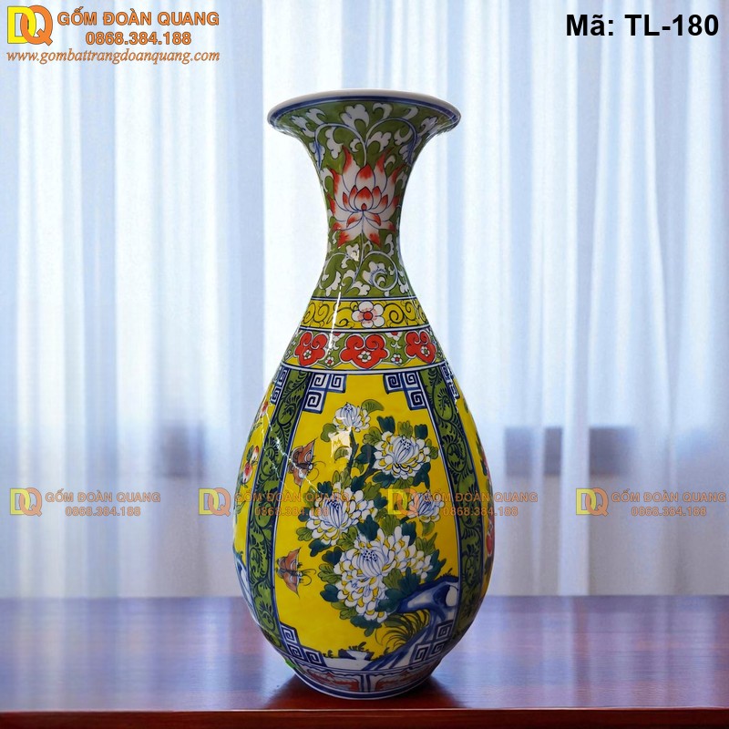 Bình tài lộc phong thủy tứ cảnh dáng Tỳ Bà mã TL-180