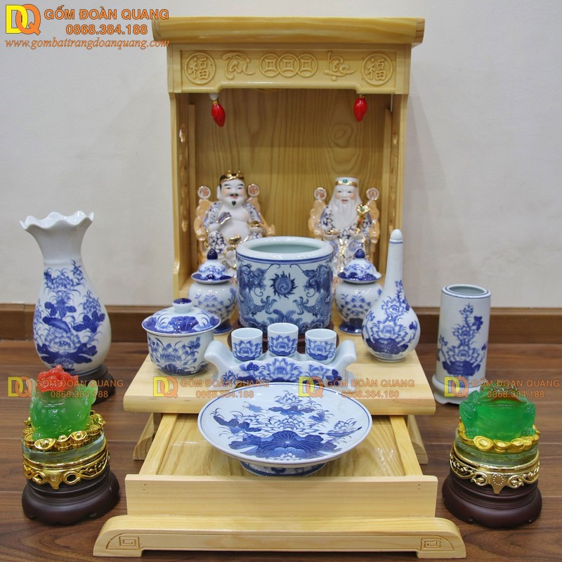 Bộ bàn thờ Ông Địa Thần Tài cần có những gì